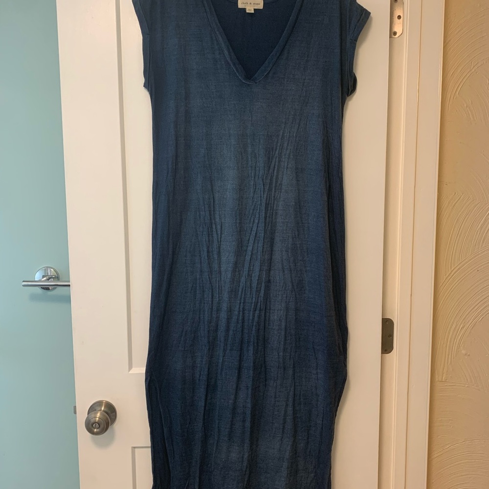Cloth & Stone Midi T-shirt Dress (Anthropologie)